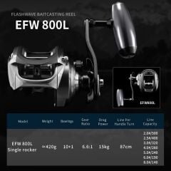 Ecooda Flash Wave 800L Bait Casting Olta Makinesi