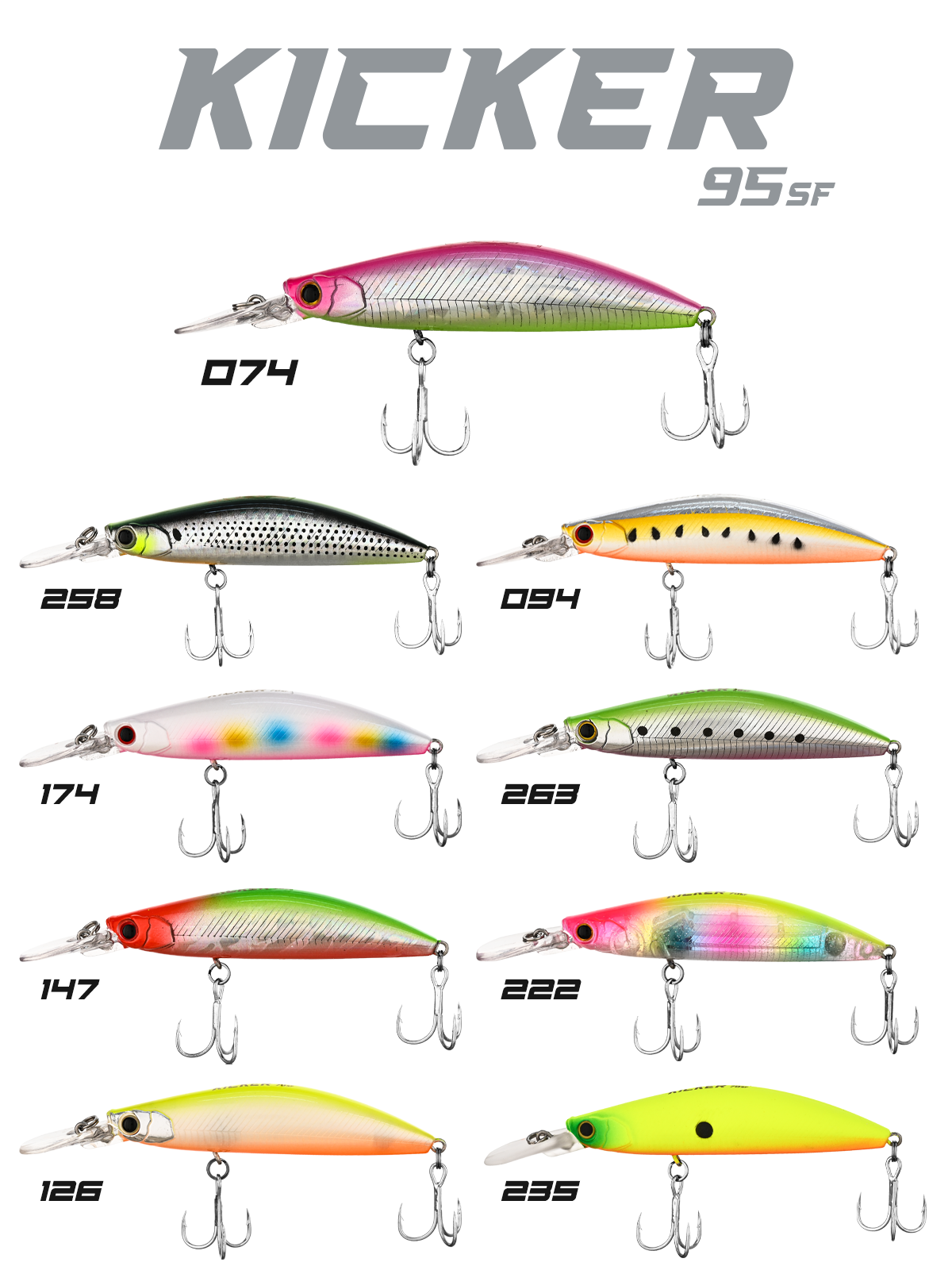 Fujin Kicker SF 95mm 13.5gr Maket Balık