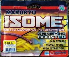 Marukyu ISOME IS-07L Glow Limon Large Silikon Yem