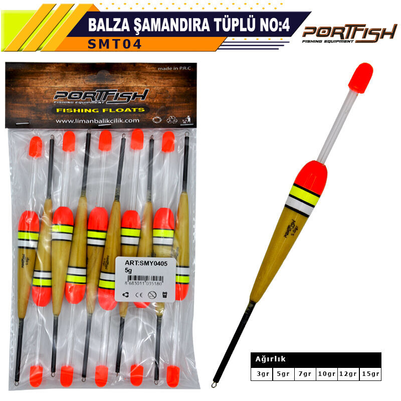 Portfish Balsa Şamandıra Tüplü no:04 10 Adetli