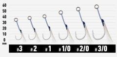 VANFOOK JD-50 JIGEN DECO ASSIST 2P #2/0