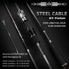 Ecooda GT-Fisher Steel Cable 193cm 150-350 Slow Jigging Kamışı
