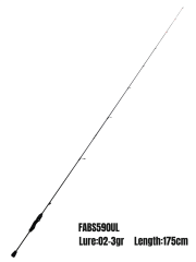 Fujin Ajime Black Swan 175cm 02-3gr Aji LRF Kamışı