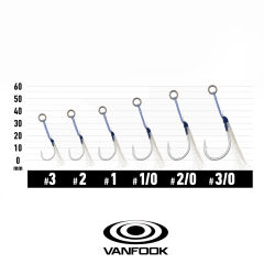 VANFOOK JD-50 JIGEN DECO ASSIST 2P #3/0
