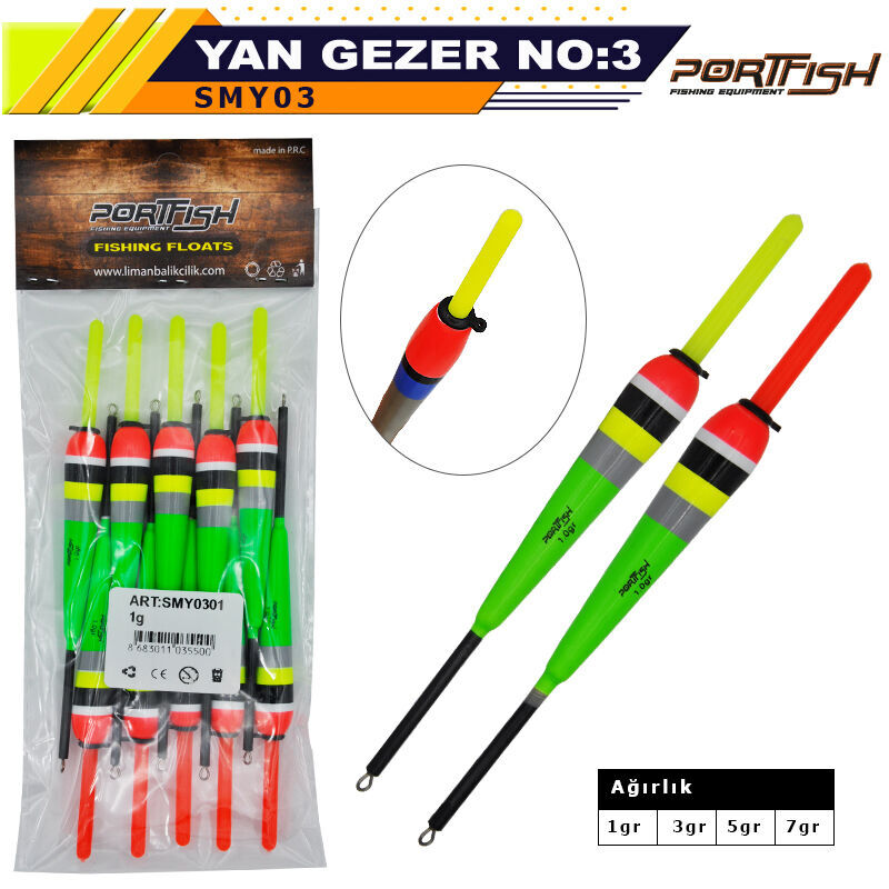 Portfish Balsa Şamandıra Yan Gezerli no:03 10 Adetli