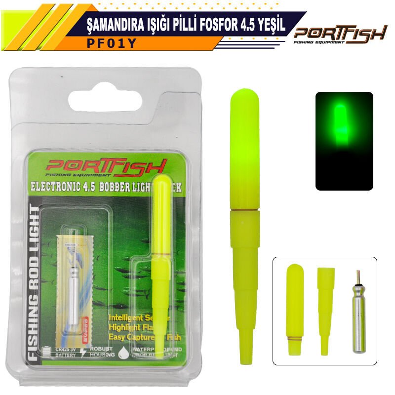 Portfish Şamandıra Işığı Pilli Fosfor 4,5 Yeşil