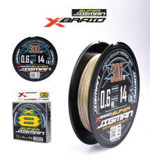 YGK X013 SUPER JIGMAN PE X8 300M 6.35KG 0.12 MULTICOLOR