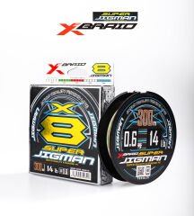YGK X013 SUPER JIGMAN PE X8 300M 6.35KG 0.12 MULTICOLOR