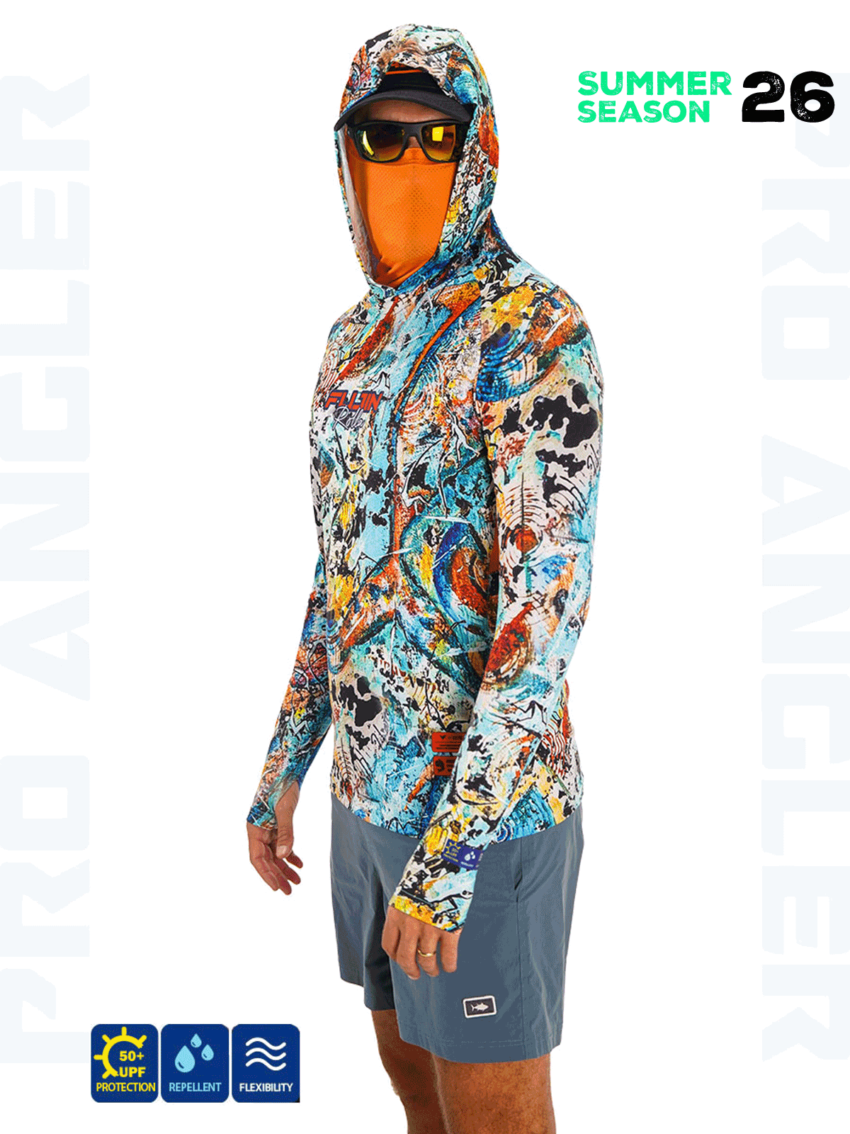 Fujin Rolla S26 Buff&Hoodie Makai Orange