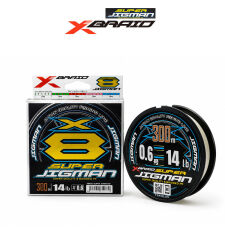 YGK X013 SUPER JIGMAN PE X8 300M 6.35KG 0.12 MULTICOLOR