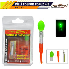 Portfish Şamandıra Işığı Pilli Fosfor  Topuz 4,5 Yeşil
