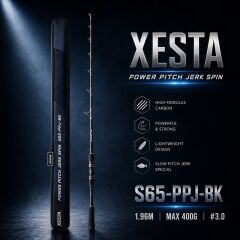 XESTA POWER PITCH JERK SPIN POWER PITCH S65-PPJ-BK 1.96M MAX400G #3.0