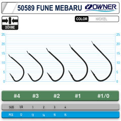 Owner 50589 Fune Mebaru White İğne