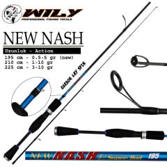 Wily New Nash 195 cm Lrf Kamışı 0.5-5 gr
