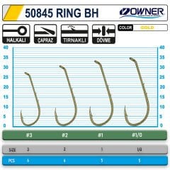 Owner 50845 Ring Bh Oxidized Gold İğne