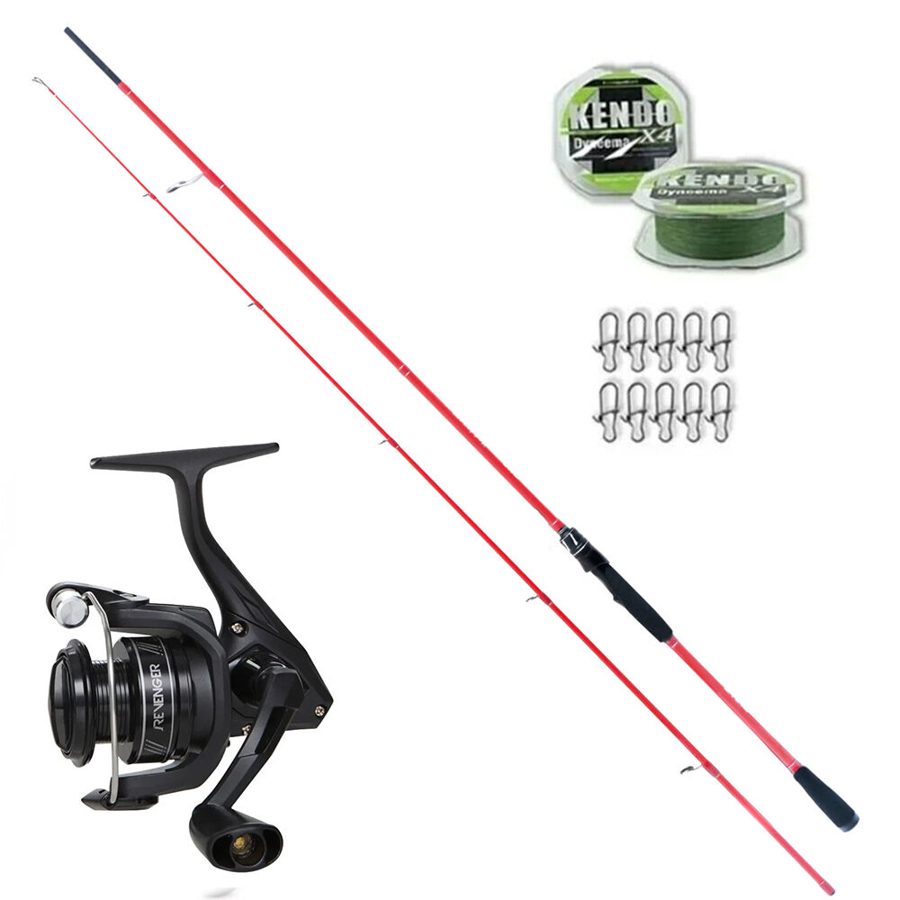 Okuma Revenger 4000 - Ryuji Red Fox 270cm 5-55gr Spin Olta Seti