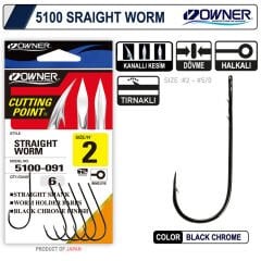 Owner 5100 Uzun Pala Lüfer İğnesi İğne