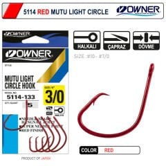Owner 5114 Mutu Light Red