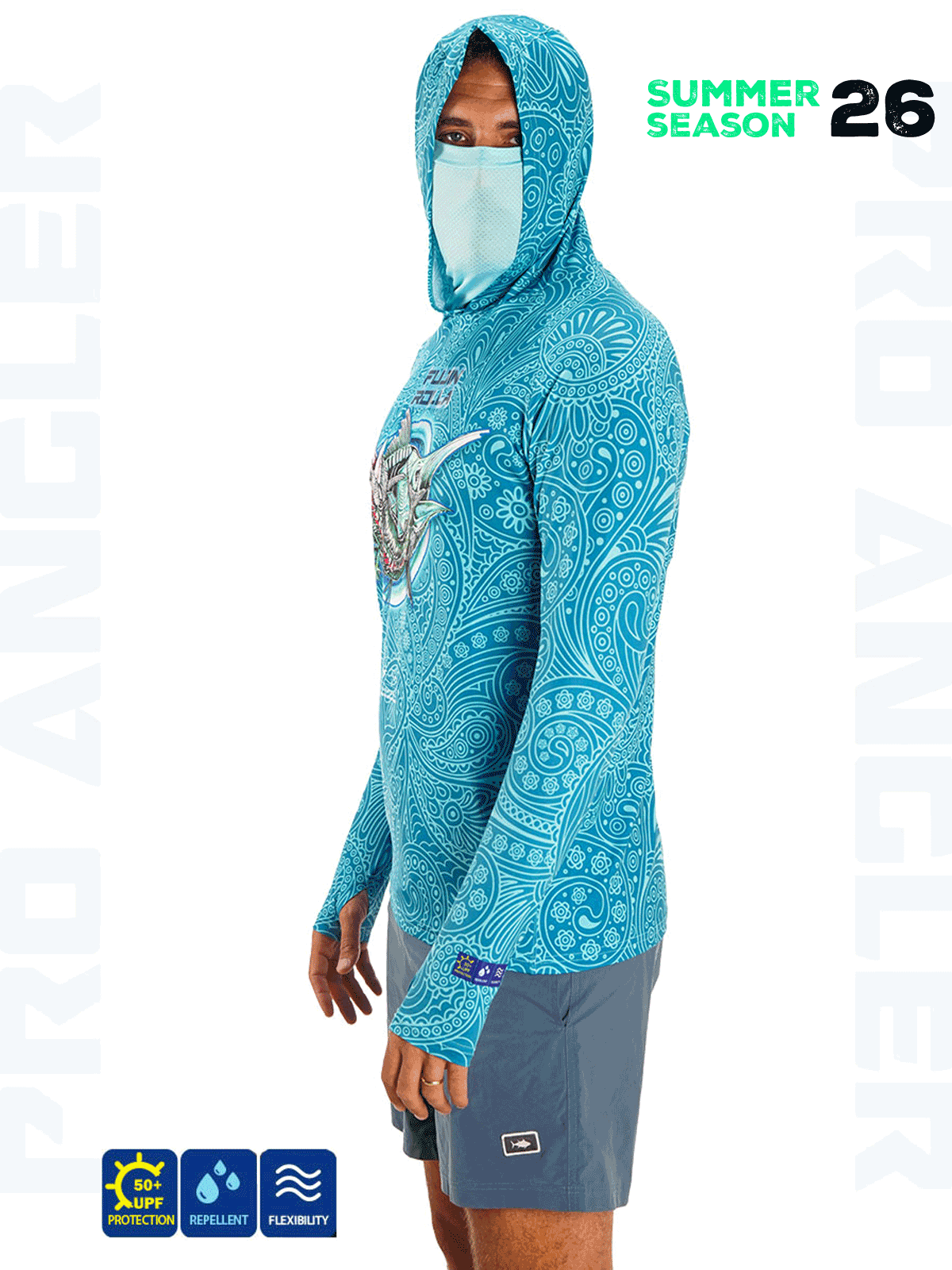 Fujin Rolla S26 Buff&Hoodie Swordfish Mint