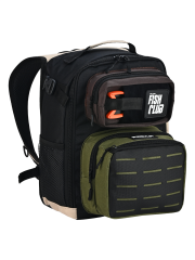 Fujin ProAji Back Pack Green Bej Balıkçı Sırt Çantası