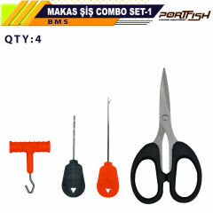 Portfish Makas Şiş Combo Set-1 - Makaslı Boili Tığ Seti