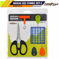 Portfish Makas Şiş Combo Set-2 - Makaslı Boili Tığ Seti