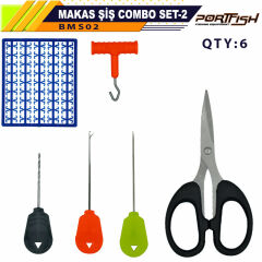Portfish Makas Şiş Combo Set-2 - Makaslı Boili Tığ Seti