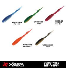 XESTA VELVET STAR SİLİKON YEM 4.5'' 11.5 CM GGD 5P