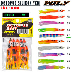 Portfish Octopus 5 cm Silikon Yem
