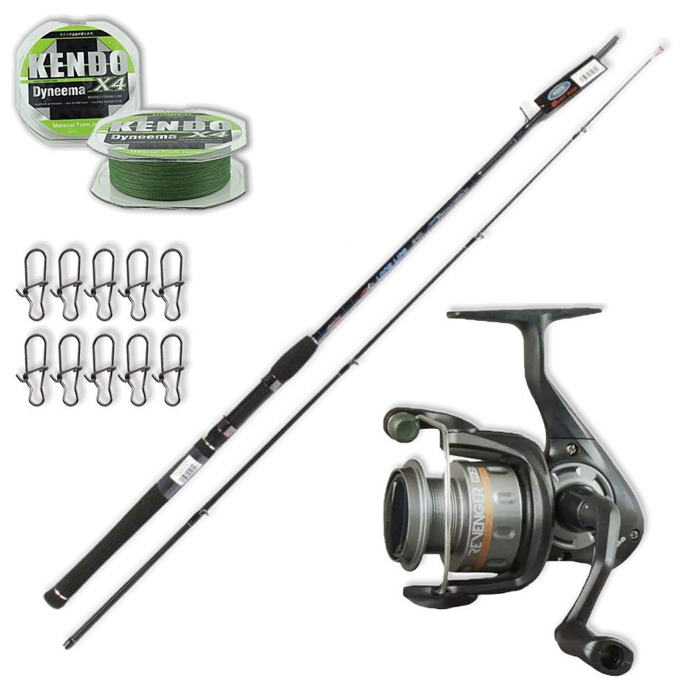 Okuma Revenger 25 - Oskar Flexx 240cm Spin Olta Seti