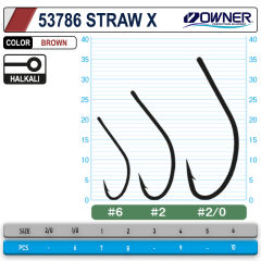 Owner 53768 Straw X Brown İğne