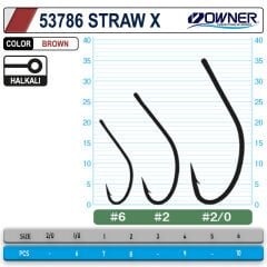 Owner 53768 Straw X Brown İğne