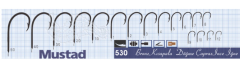 Mustad Olta İğnesi 530 50li