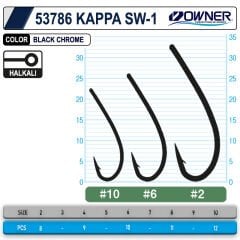 Owner 53786 Kappa Sw-1 Black Chrome İğne