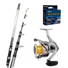 Okuma Avenger 6000 - Okuma Wave Power 420 cm Surf Olta Seti