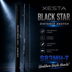 XESTA BLACKSTAR S83MH-T KAMIŞ 2.51M 1.5-25G #0.2-08 2P