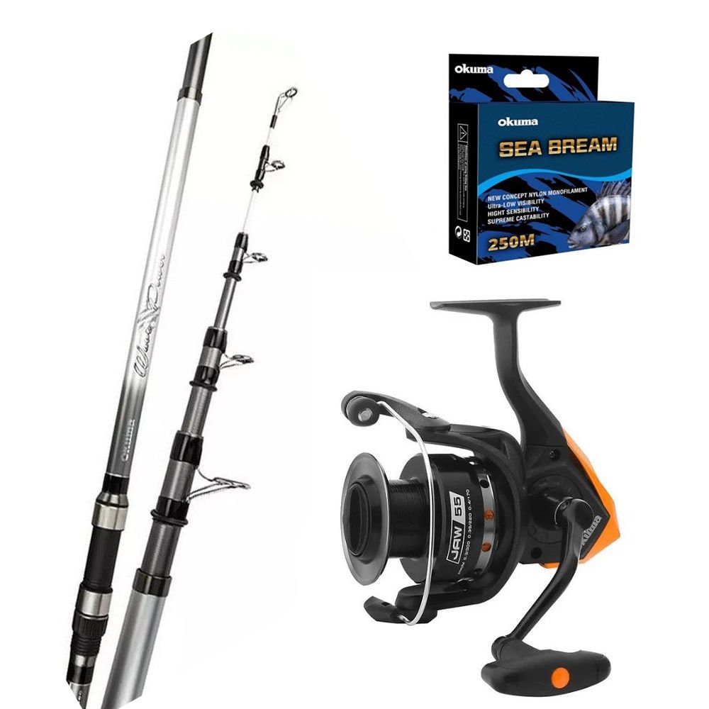 Okuma Jaw 55  - Okuma Wave Power 420 cm Surf Olta Seti