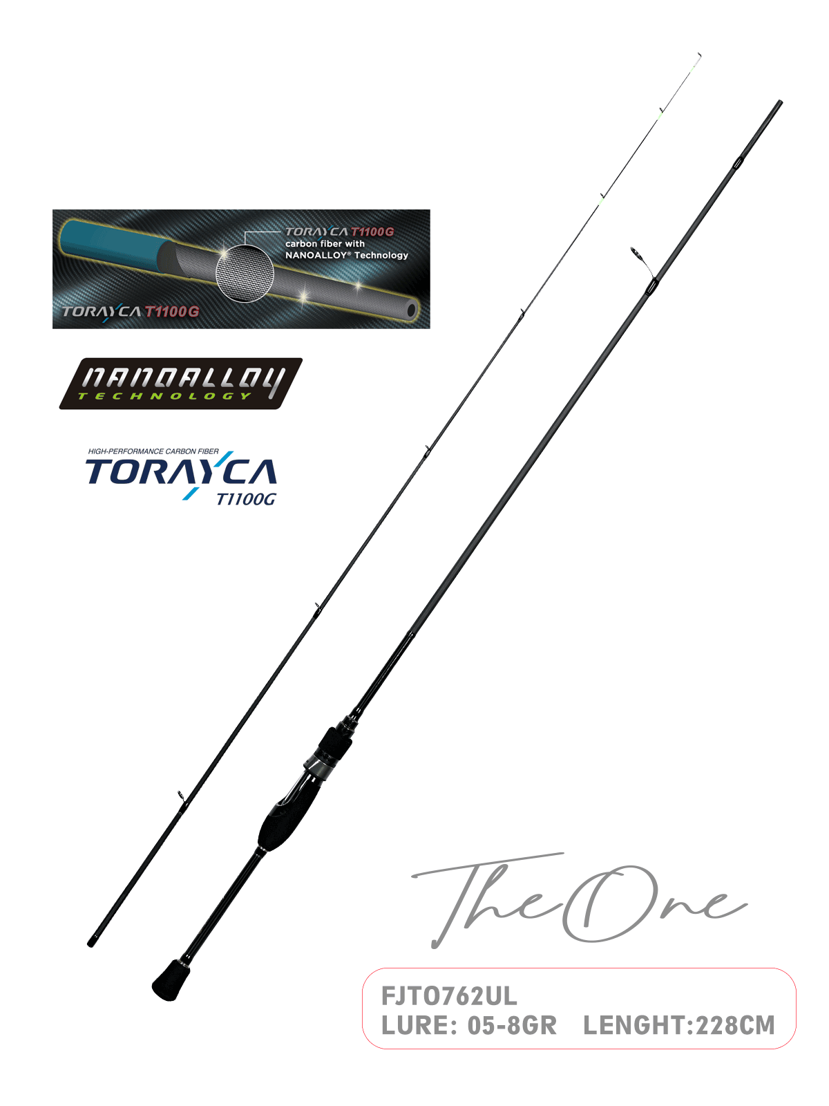 Fujin Fujin TheOne 228cm 05-8gr LRF Kamışı 762UL