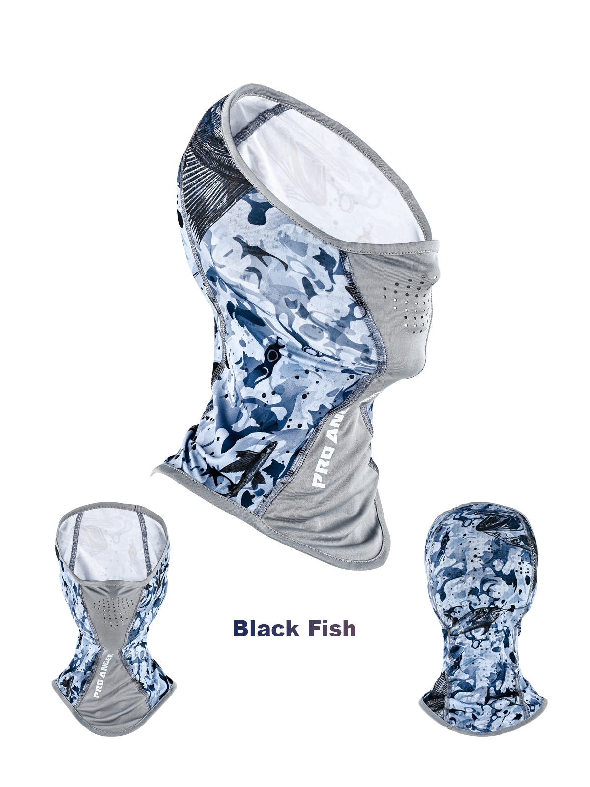 Fujin Pro Angler Sungaiter Boyunluk Black Fish